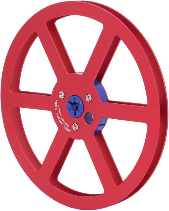 7 inch aluminium spoel met 6 gaten en roestvrijstalen schroeven voor 1/4 tape decks - perfecte vervanging voor beschadigde spoelen, geluidsopname-accessoire, tape recorder upgrade