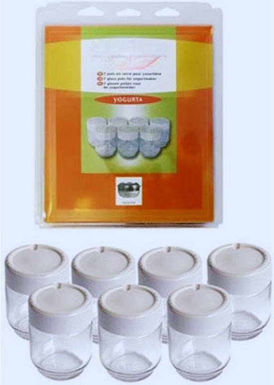 7 Moulinex Yoghurtpotten Voor Onderdelen - Culinaire Bereiding En Kleine Huishoudelijke Apparaten - Perfect Voor Jouw Keuken! van Merkloos