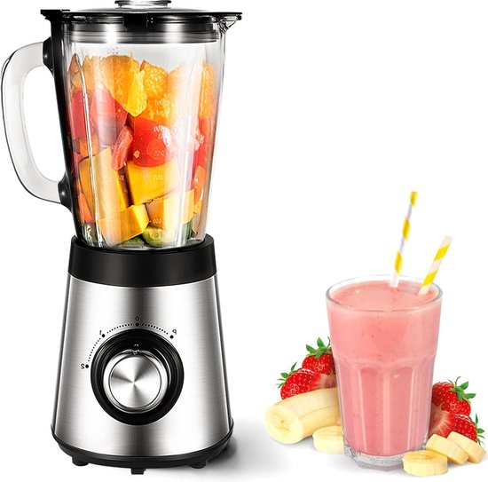 700 W Blender voor het fijnmaken van fruit-groenten en dergelijke - Sapcentrifuge - BL9703-GS sapcentrifuge groenten en fruit van Herzberg.