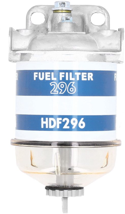 7111-296 Replacement Fit, Fuel Filter Assembly, Remove Fabric, Aluminum Fuel Filter Fit for Massey Ferguson 133 135 140 145 152 155 158
