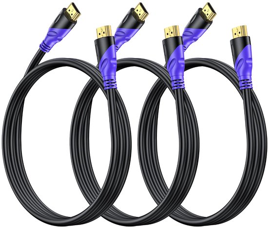 8K HDMI 2.1 kabel 2m 3 stuks