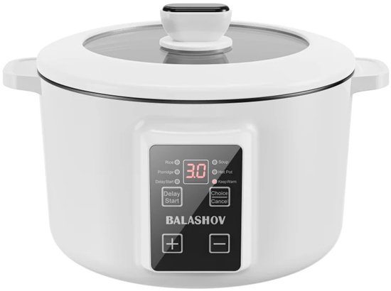 Aafinity | Elektrische Mini Hotpot 1.7L 220V – Draagbare Niet-Aanbak Pan Enkel/Dubbel voor Ramen, Dumplings & Havermout