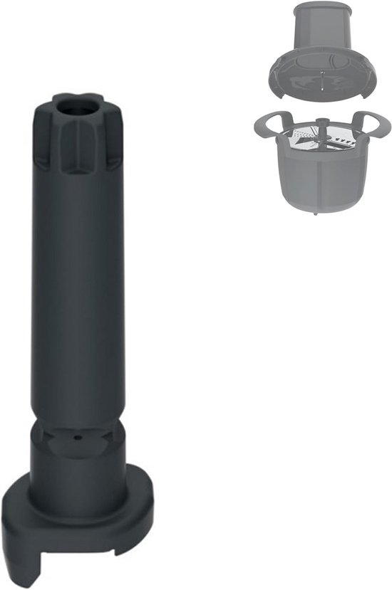 Aandrijfas Centrale As voor Snijmessen Mixer Kom - Vervangend Onderdeel van Merkloos