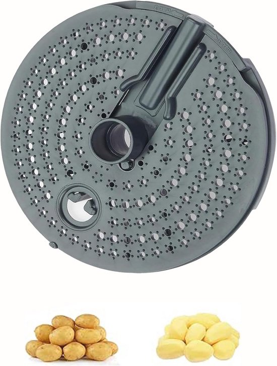 Aardappelschiller opzetstuk voor Thermomix - Kunststof groenteschiller voor efficiënt schillen van aardappelen, wortelen en groenten van Merkloos
