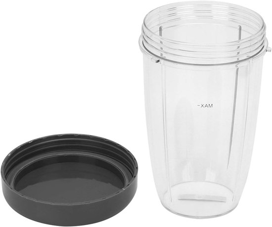 Accessoires voor Blender, Grote Capaciteit PC Beker met Eenvoudig Sluitdeksel, Transparante Vervangingsset voor Smoothies en Sapjes van Merkloos