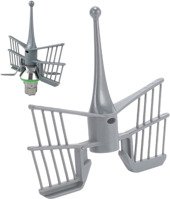 Accessoires voor keukenmachines, 1 vlinderroerder (grijs), vervangend onderdeel voor TM5, TM6, TM31, keukenhulp, kookaccessoires, kookgerei