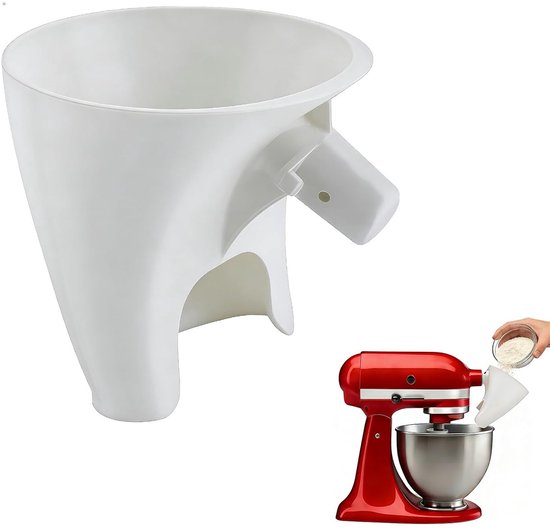 Accessoires voor Meel Gietkan, Geschikt voor 4.5-5-Quart Blender met Kantelkop, Vaatwasserbestendig en Handig in Gebruik