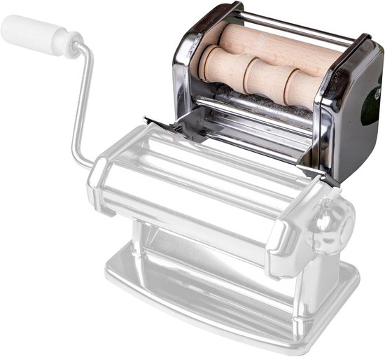 Accessoires voor Verse Pasta Machine van Staal - Cavatelli Sardinian Gnocchetti Rigatelli - Crankshaft (Model . Made in Italy) van Marcato