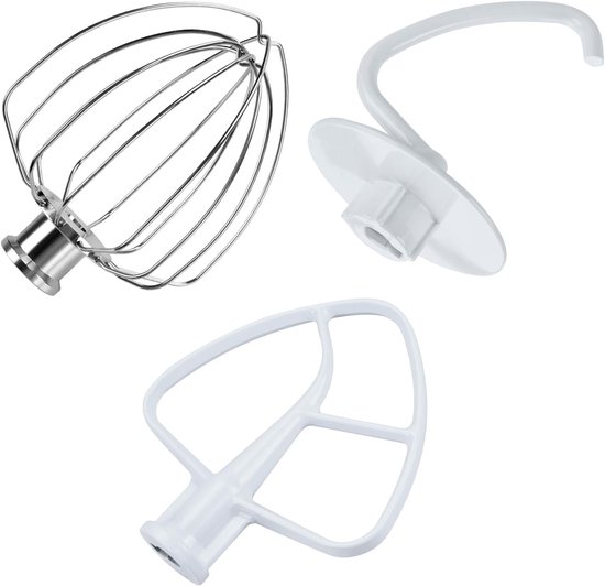 Accessoireset Keukenmixer - Mixer Onderdelen - Bakken en Koken - Duurzaam Aluminium - 3 Delig