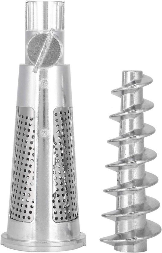 Accessoireset voor sapcentrifuge en vleesmolen, inclusief schroefas, filterzak, deflectoren, tomatenpers
