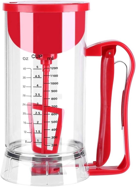 ACEP Elektrische Deegdispenser met Deksel en Weegschaal - 1200ML - Blender- Staafmixer - Alles in 1 - Keukenmachines - Keukenmixer van ACEP