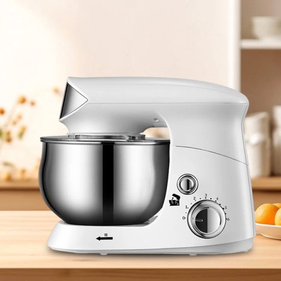 ACEP Keukenmixer - Keukenrobot - Keukenmachines - 600W - 3.5L - Wit - 220V - Keukenmixer - Deegmachine - Keukenmachine - RVS van Merkloos