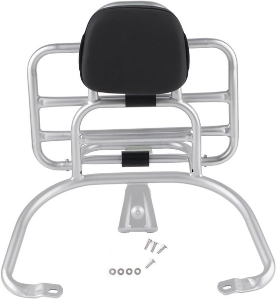 Achterdrager met Rugsteun voor Vespa Sprint en Primavera 50 125 150 250 300 GTS - Ideaal voor Extra Bagage en Comfort van Merkloos