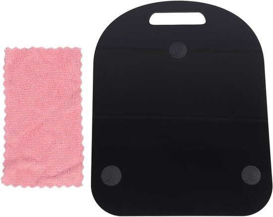 - Acryl schuifplaat - Blender-accessoire - Zwart - Keukenbenodigdheden - Keukenmachine - Geschikt voor TM5 TM6 - 36x28cm - Stevig - Gemakkelijk te rollen - Onder kast - Wielen van Merkloos