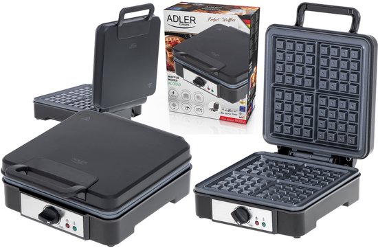 Adler AD 3049 - Wafelijzer van Adler