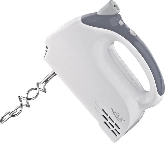 Adler AD 4201 hand mixer, white/grey