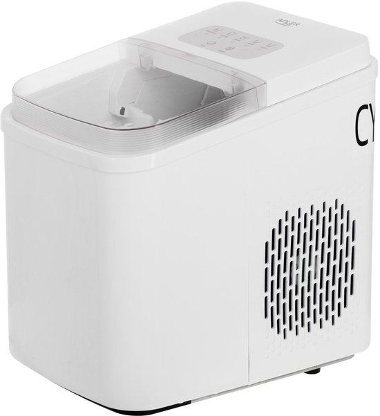 Adler - IJsblokjesmachine, 12 kg/24 uur, 2 maten ijsblokjes, reinigingsstand, stille werking, touchscreen, AD 8800
