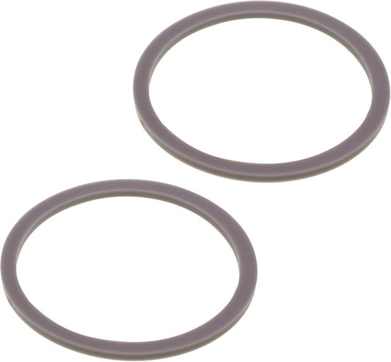 Afdichtingen Fles - Reserveonderdelen Mixers - Smoothies Maken - Set van Twee - 7 x 7 x 0.5 cm - Transparant