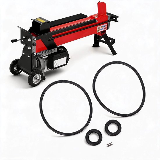 Afdichtingsset voor Houtklover voor Hydraulische Kloofmachines van 4-8 Ton - Vervangingsafdichting voor Pomphuis van Elektrische Motor, Rubberen Afdichtingen Ter Voorkoming van