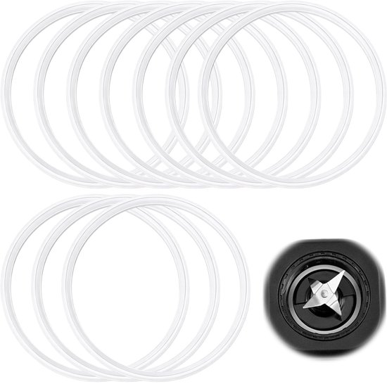 Afdichtring voor blender - 10 stuks - 6 x 6 cm - Siliconen