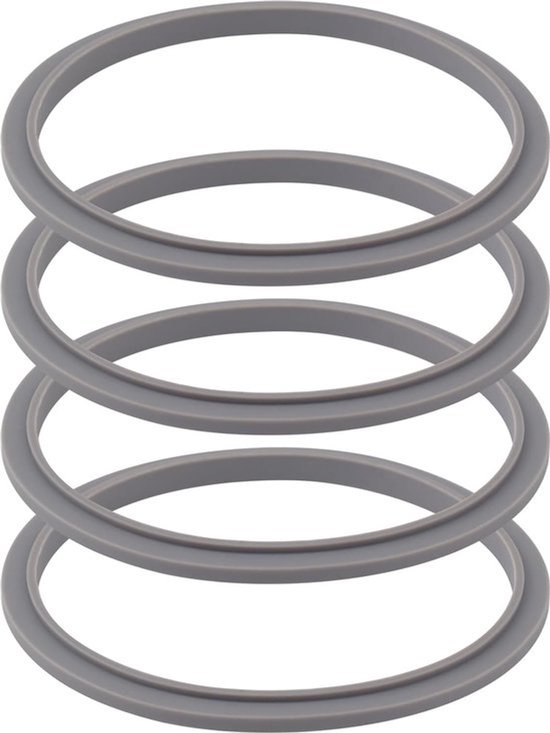 Afdichtring - Water Bestendige Sluitring - Blenderpakkingen - voor NutriBullet Personal Blender - 4 Stuks - Voor 600W en 900W - Blender Vervangende Onderdelen van Merkloos