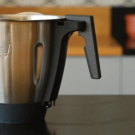 Afneembare Handgreep - Komgreep Keukenmachine - Makkelijker Bellen - Ergonomisch Ontwerp - 16.5 cm - Zwart