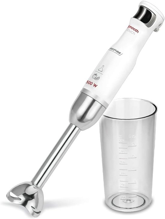 Afneembare handmixer met roestvrijstalen arm en soft-touch-functie - 600 ml - 500 W van Merkloos