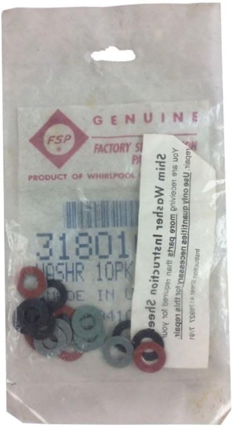 Afstelringen Keukenmachine - Apparaat Onderdelen - Precisie Instellen - Set van Zes - 2.54 cm - Metaal van Merkloos