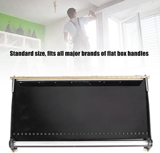 Afwerkingsdoos voor wandplaten, gereedschap voor pleisterwerk en schrapen, vlakke doos voor gipsplaat voor thuismuur en afwerking (30 cm) van Merkloos