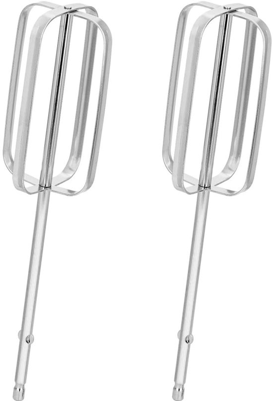 aladdien - Hand Mixer Beaters - 2 Stuks RVS Vervangende Onderdeel - Perfect voor Handmixers - Duurzaam en Sterk - Geschikt voor Bakken - Ideaal voor..