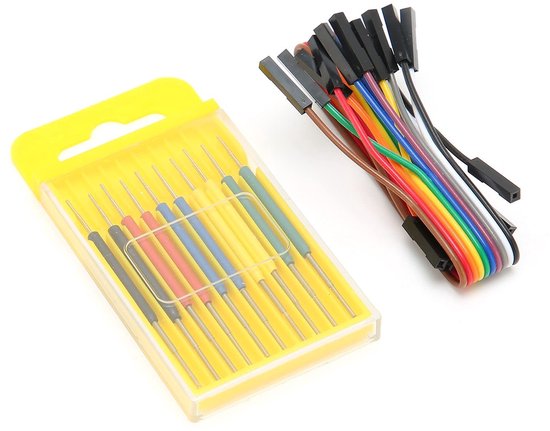 aladdien - Micro IC-haakclip - Mini-testkabelklemmen - Handig voor signaalgenerator - Isolerende laag - Geschikt voor programmeurs - Duurzaam ontwerp