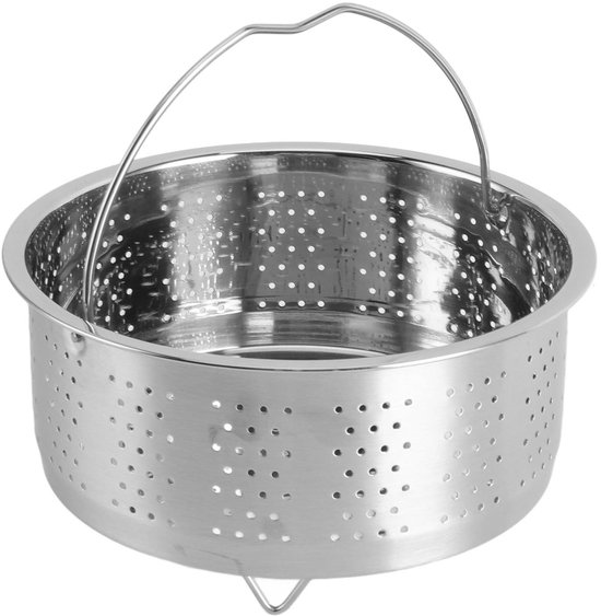 aladdien - Stoommand - Stoominzetstuk - Veilig en comfortabel koken - Geschikt voor groenten en fruit - Ideaal voor stomen - 2...