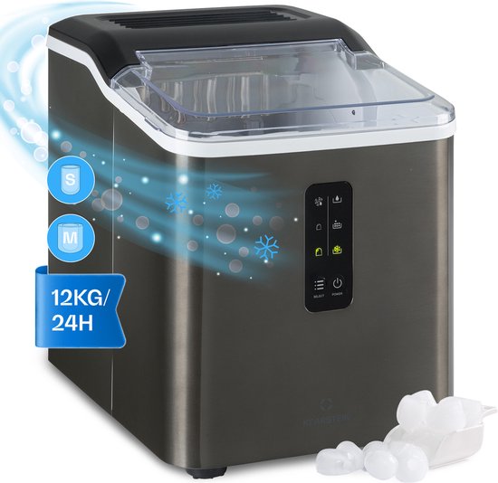 Albaron Supreme ijsblokjesmachine bullet ijs 12 kg/24 h 1,5 liter Roestvrijstalen behuizing van Albaron