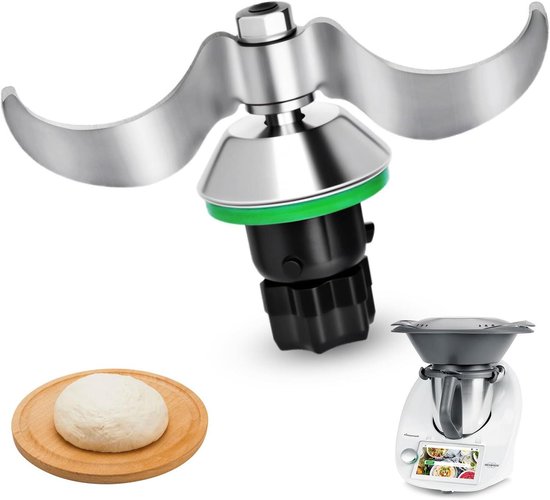 Allecta - Roestvrij stalen deegmengmes voor Vorwerk TM6/TM5 - Reserveaccessoires, geen deegresten, makkelijke reiniging. van Merkloos