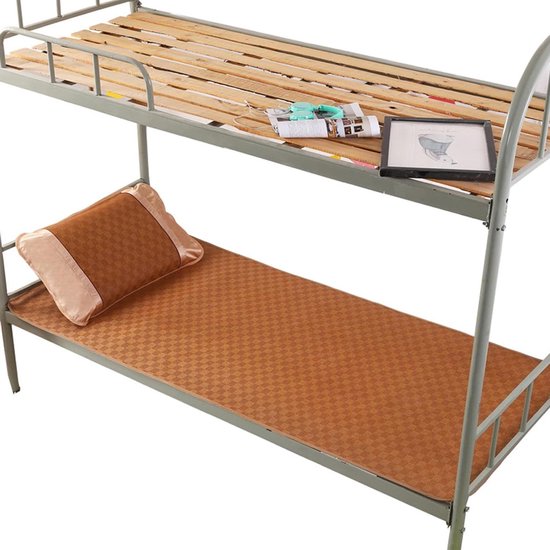 Allecta - Zomer Slaapmat - Bamboe Mat - Polyester - Opvouwbaar - Cool Pad - Cooling Bed Cusion - Voor Thuis School Slaapzaal - Geschikt voor Merken - Speciale Kleuren Model van Allecta