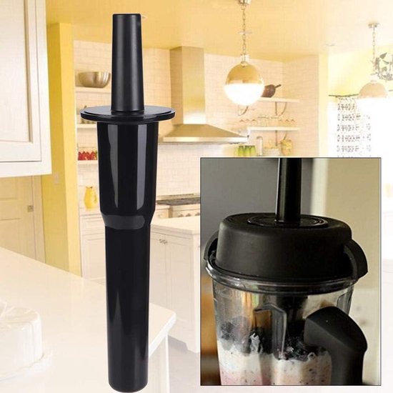 Allecto- Blenderplunjer - versneller - vervanging - plastic staafje - geschikt voor - menger - zwart - model - accessoire
