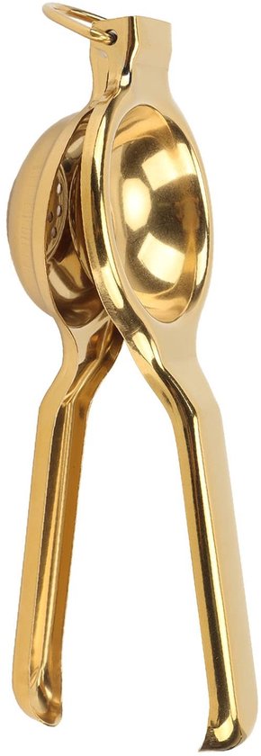 Allecto - Citroenpers - Ergonomische Sapcentrifuge - Ultralange Handgreep - Keuken Goud - Vaatwasserbestendig - Handig voor elke keuken - Compact f...
