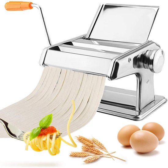 Allecto - Ejoyous pastamachine - Handmatig - 3-in-1 - Spaghetti, tagliatelle, fettuccine - Duurzaam en gebruiksvriendelijk - Keukenaccessoire van Merkloos