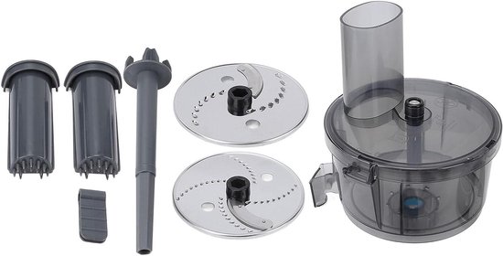 Allecto- Groentesnijder - Rvs - Groenterasp - Geschikt voor Tm5 Tm6 Tm31 - Machine-Accessoire - Keukenmachine - Verschillende Groenten van Merkloos