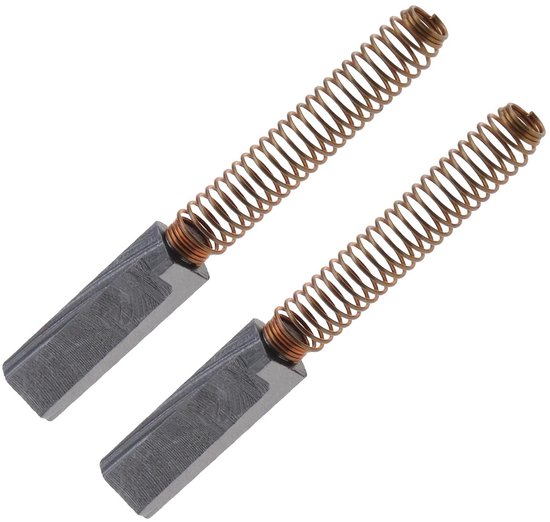 Allecto - Koolborstels - Keukenmachine - Geschikt voor Kitchenaid - Zwart - Vervangingsonderdelen - 23/25x6x6mm - 1 Paar - The Lord of the Tools - ... van Merkloos