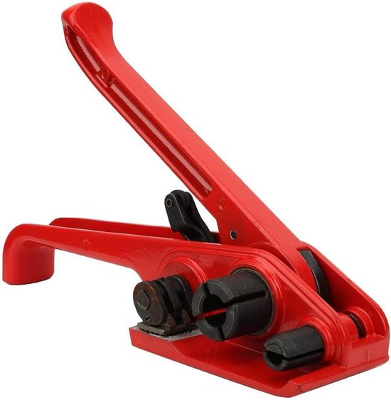 Allecto- Omsnoeringssnijder - Omsnoeringsmachine - Handmatige - Rood - PET/PP-riem - Geschikt voor - Bindgereedschap - Afdichtingscombinatiegereedschap - Omsnoeringsmachine - Handmatige - Rood van Merkloos