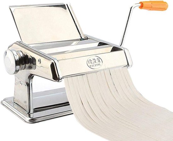 Allecto Plus - 3-in-1 Pasta Snijmachine | Handgemaakte Noodle Cutter & Pastamachine | Roestvrijstalen Noodle Snijder | Lasagne, Spaghetti & Tagliatelle Snijder met 0.5-3mm Matrijzen | Keuken Gadget van Allecto Plus