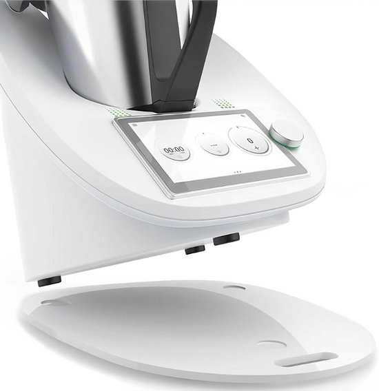 Allecto Plus - Acryl glijplank voor Thermomix TM5/TM6 - Transparante glijmat voor werkblad - Elektrische apparaten accessoires - Glijmat voor mixer met zoekwoord ter optimalisatie.