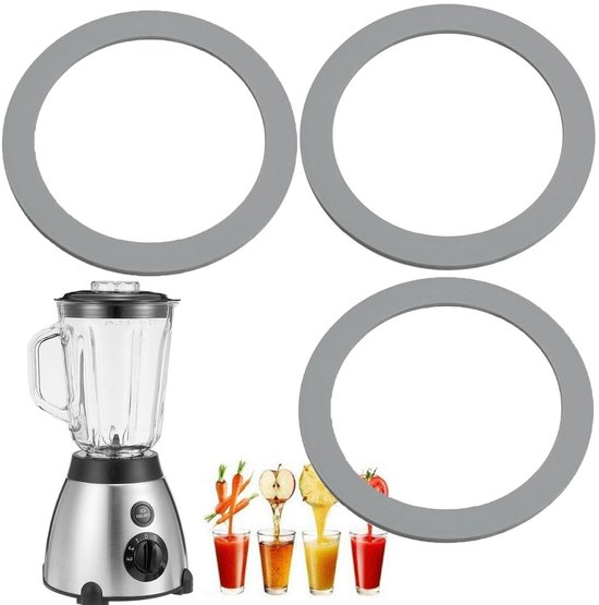 Allecto Plus - Afdichtingsringen (3 stuks) voor Paasizer mixer reserveonderdelen - Rubberen O-ring afdichtingen. van Merkloos