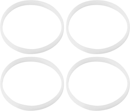 Allecto Plus - Blender-pakkingafdichting 10 cm wit - O-pakking Juicer - Vervangende afdichtingen - Compatibel met NN100 BL450-30 van Allecto Plus