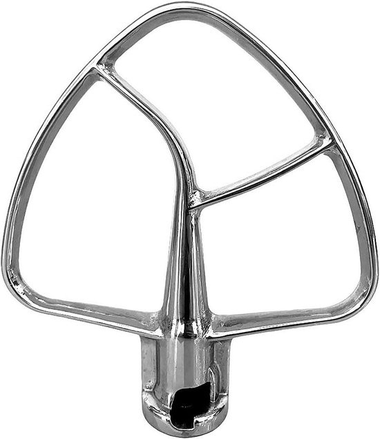 Allecto plus - Roestvrijstalen mixer hulpstuk voor keukenmachines 4.5-5 QT - Vaatwasmachinebestendig van Allecto