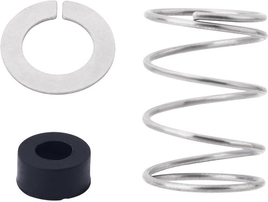 Allecto plus - Veer en sluitringset voor Mixer, Roestvrijstalen Veer en Sluitring - 3,5-Liter tot 7-Liter Standmixers - Keukenmixers Onderdelen - Rubberen Pakking - Vervanging. van Merkloos