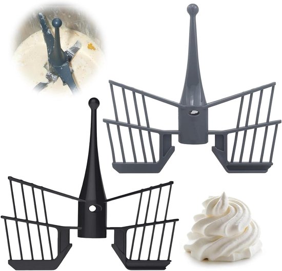Allecto Premium - 2-delige set Thermomix accessoires voor Tm5 Tm6 Tm31 - Vlinder en Roeropzetstuk - Keukenmachine Reserveonderdelen - Vorwerk Thermomix Keukenmachine van Merkloos