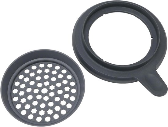 Allecto Premium - Deksel en dekselset voor keukenmachine met meelzeef - ideaal voor deegzeef - keukenliefhebbers en keukenrobots - TM5 TM6 - Accessoire toevoegen. van Merkloos