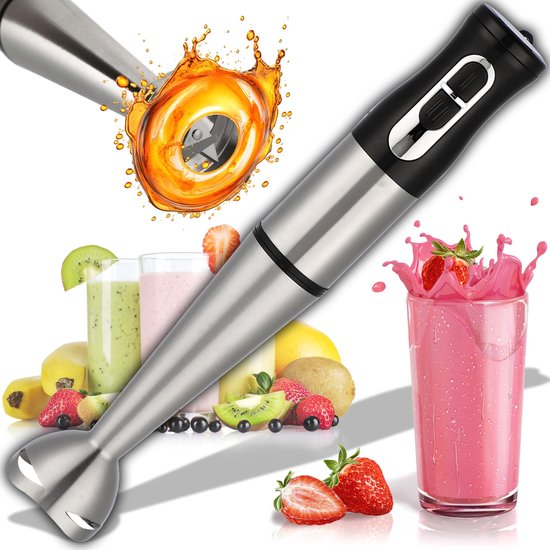 Allecto - Retoo Elektrische Handmixer 1200W - Perfect voor Milkshakes, Smoothies en Puree